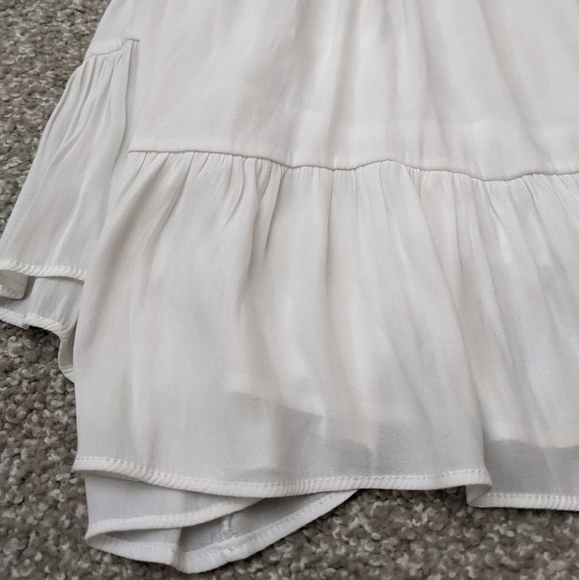 (2/$25) Forever 21 cold shoulder bell sleeve flowy cami top white - Picture 9 of 14